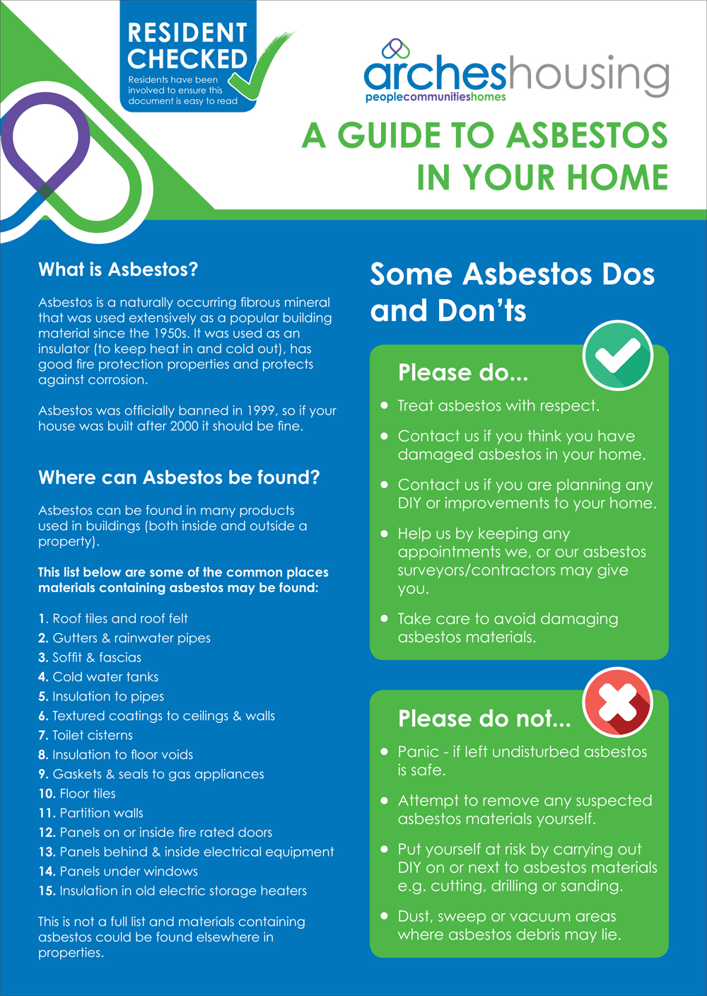 Asbestos guidance