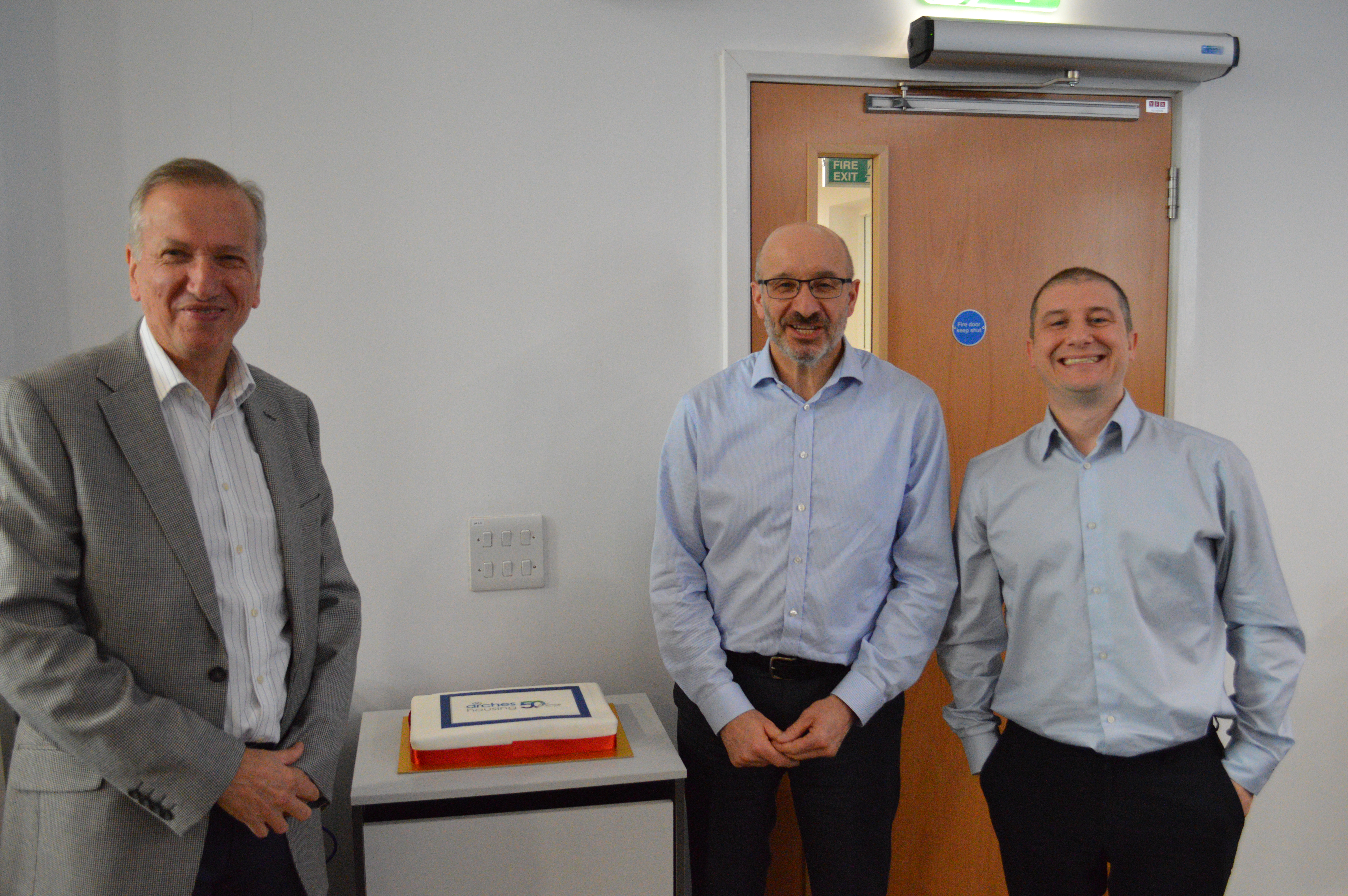 Alan, Paul and John - Arches at 50 event