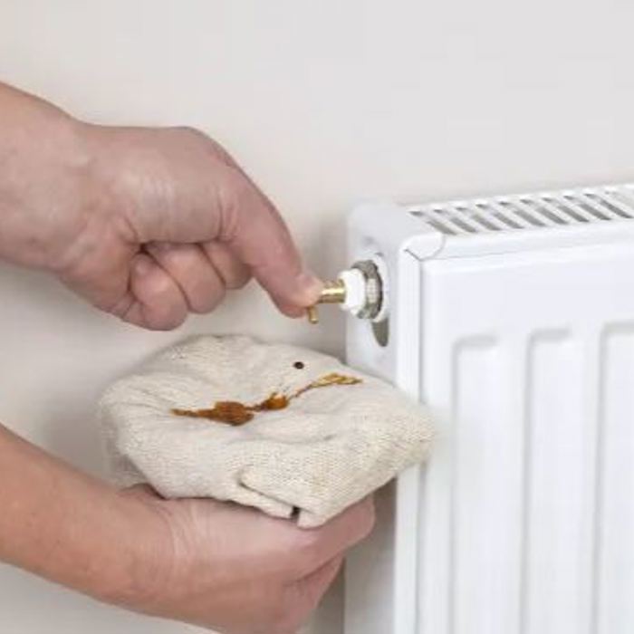Bleeding a radiator 