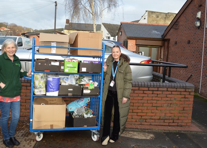 Arches staff and Contractors support Burngreave Foodbank 